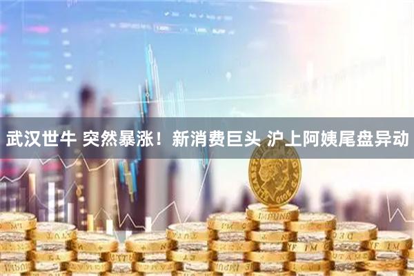 武汉世牛 突然暴涨！新消费巨头 沪上阿姨尾盘异动